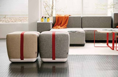 Unique Decorative and Functional Pouf Design Ideas