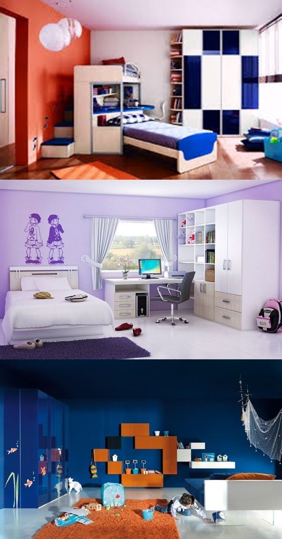 Ultra modern and cool kids’ bedroom design