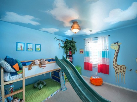 funny and decorative kid's playroom
