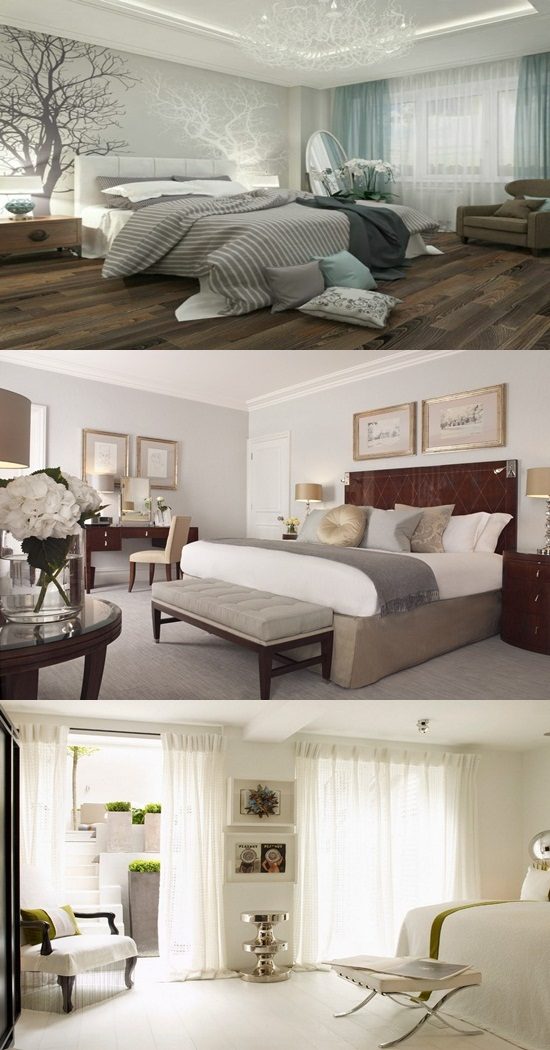 Light and organic bedroom for healthy way of living