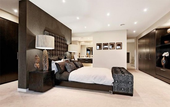 Enhance your master bedroom with a modern décor