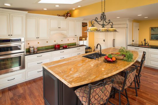 Sophisticated and Warm Kitchen Finishes by Copper Leaf Interior Design Studio