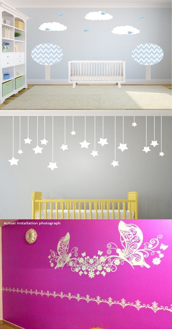 Creative wall decals and stickers to transform a kid’s room look wonderfully