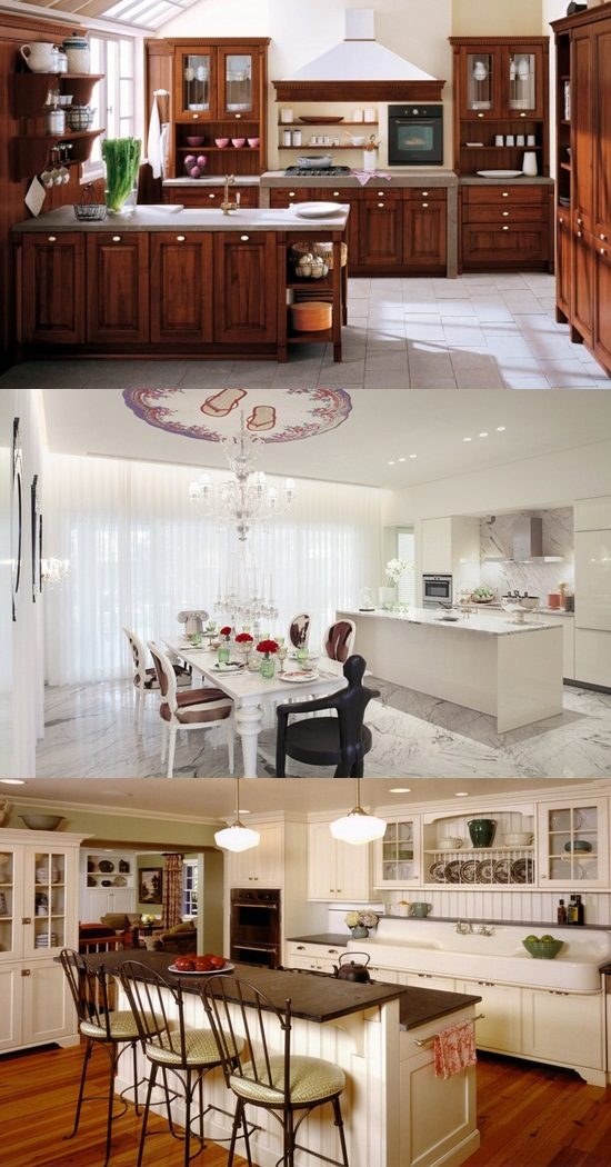 Stylish Kitchen Design Ideas with Dining Areas Inspired from the Designs of Classic Kitchen and Bath