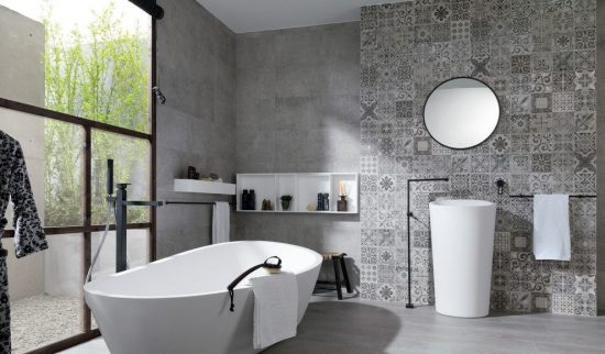 High-End Floor and Wall Tile Options for Your Kitchen and Bathroom Inspired from Porcelanosa Designs