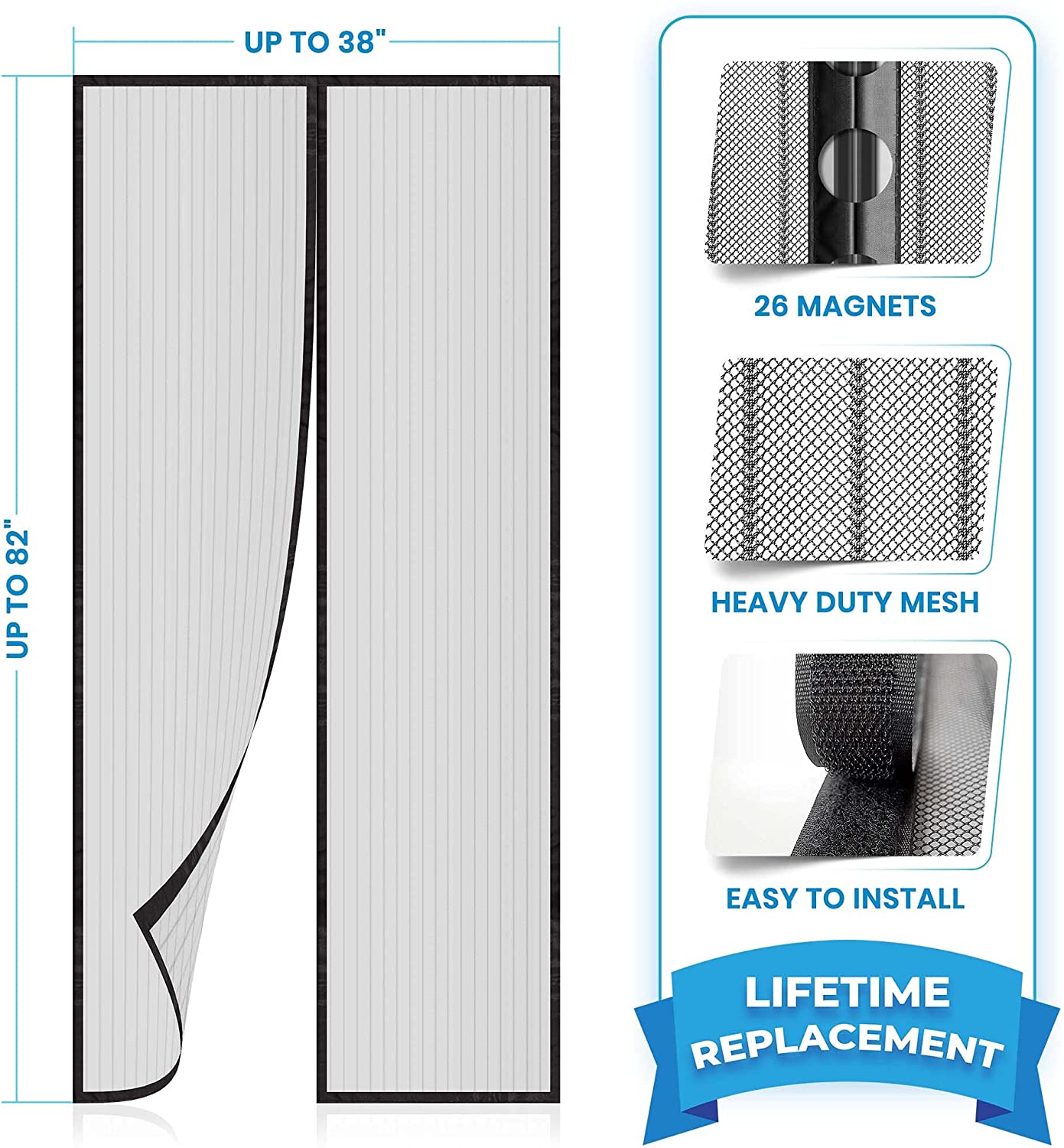 Magnet Screen Door size